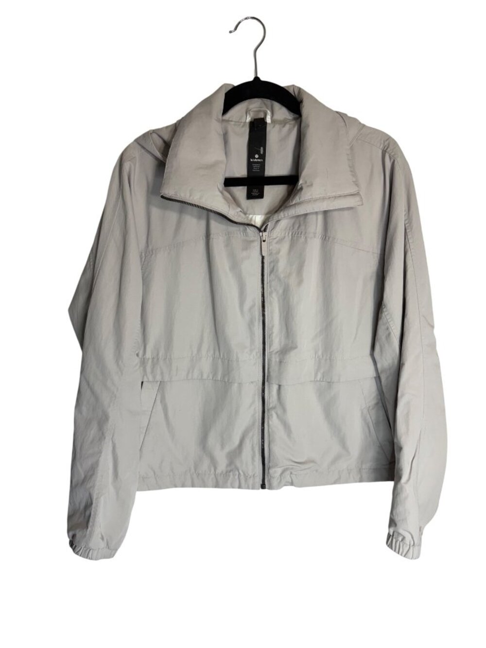 Lululemon Effortless Jacket Chrome Lightweight Water Repellant-sz 10